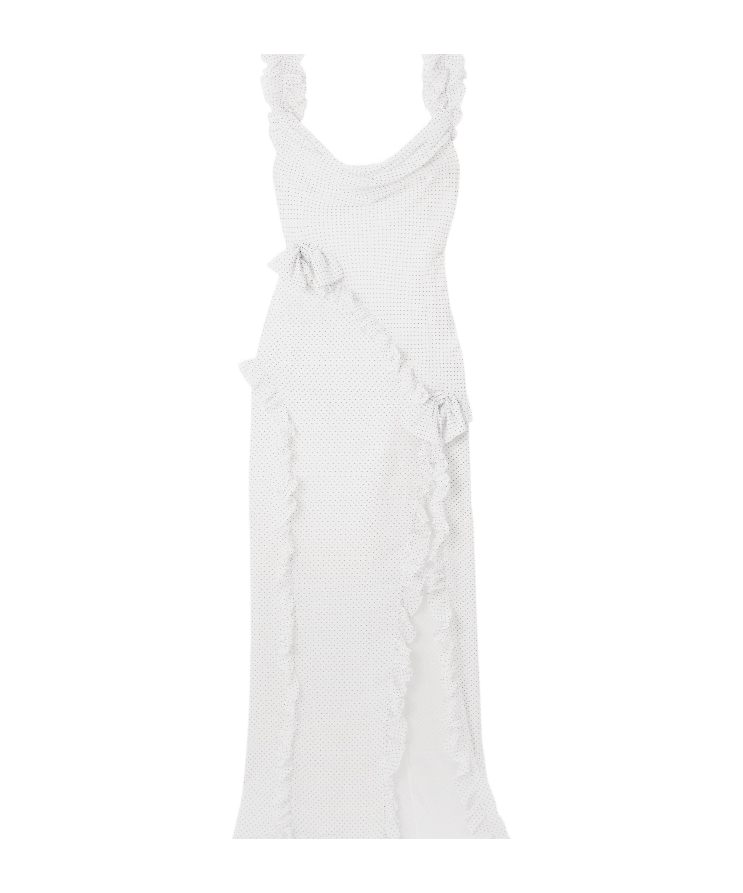 알레산드라 리치 원피스 여성 화이트 26SS FABX4245F46440822WHITEBLACKWHITE