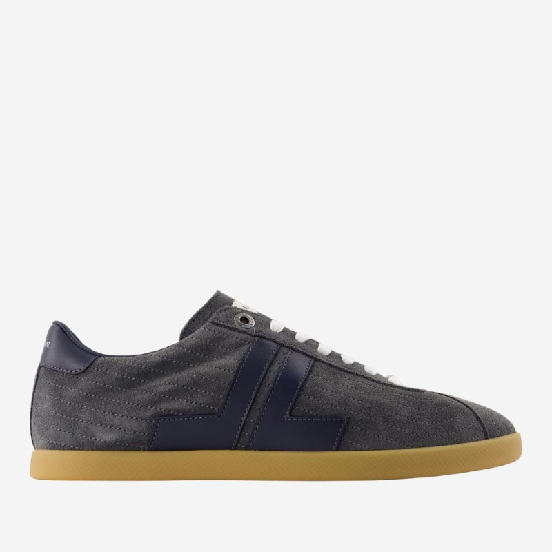 랑방 웨이브 스티치 가죽 로우탑 스니커즈 FU SKZL01 ANAP A26 1329 GREY NAVY BLUE