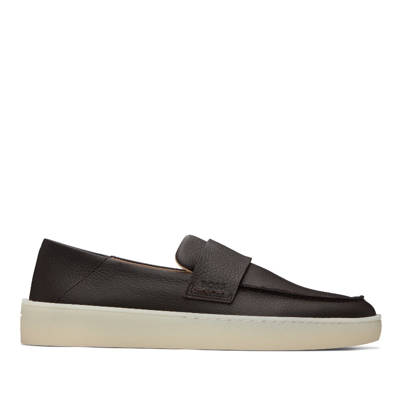 휴고보스 브라운 가죽 로퍼 50563163 201-Dark Brown
