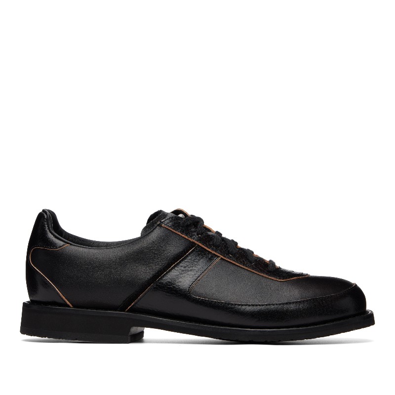 아워레가시 블랙 텐 핀 더비 슈즈 A4247TBS Black Strike Leather