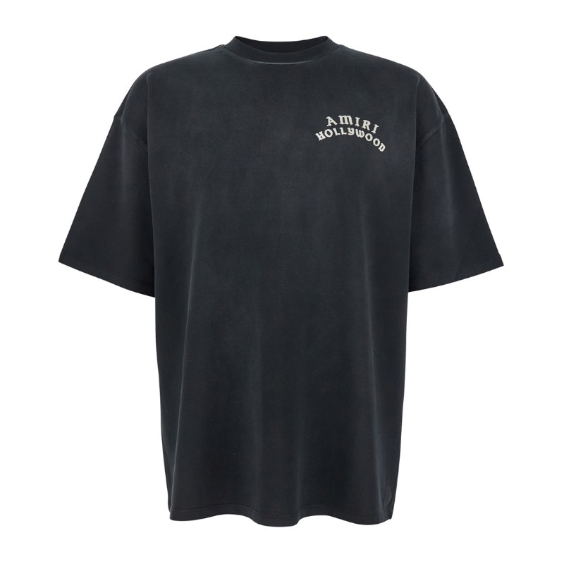 아미리 로고 레터링 티셔츠 AMJYTE1204 BLACK