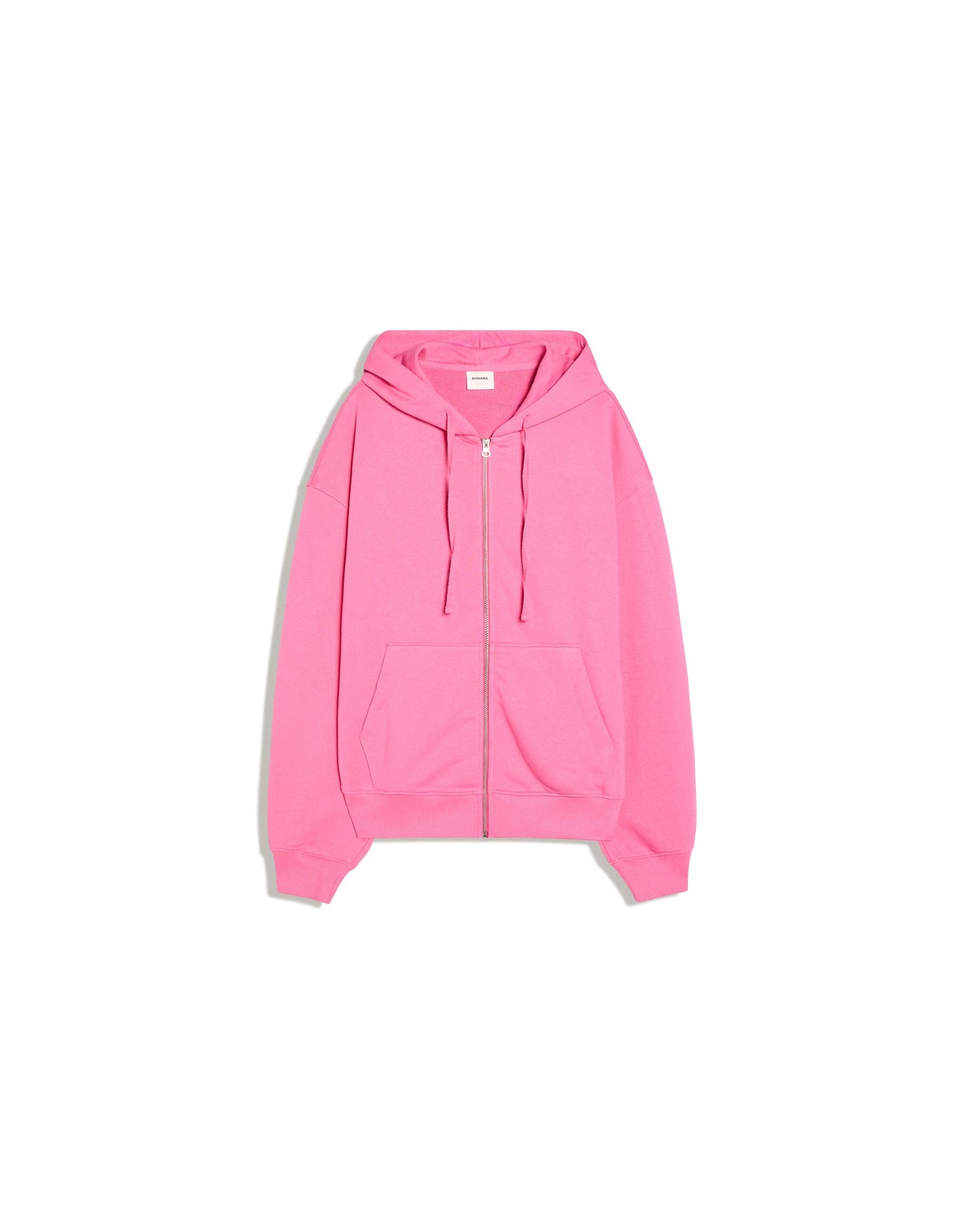 버쉬카 오버사이즈 후드 집업 3842/538 PINK