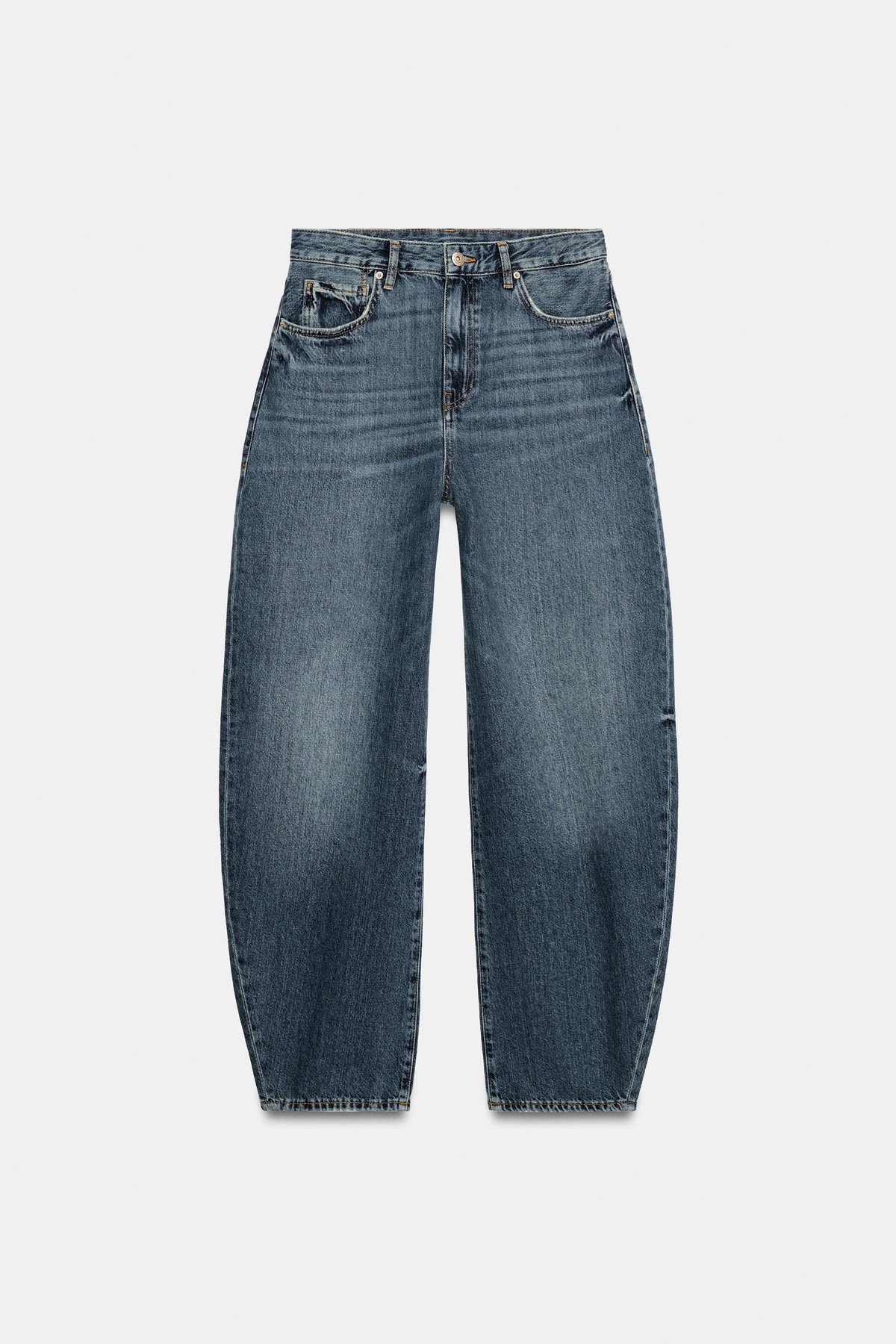 자라 커브드 스트레이트핏 청바지 6840/267/400 BLUE