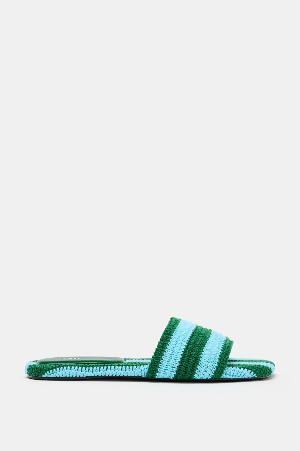 자라 크로셰 플랫 샌들 2618/810/202 MULTICOLOURED
