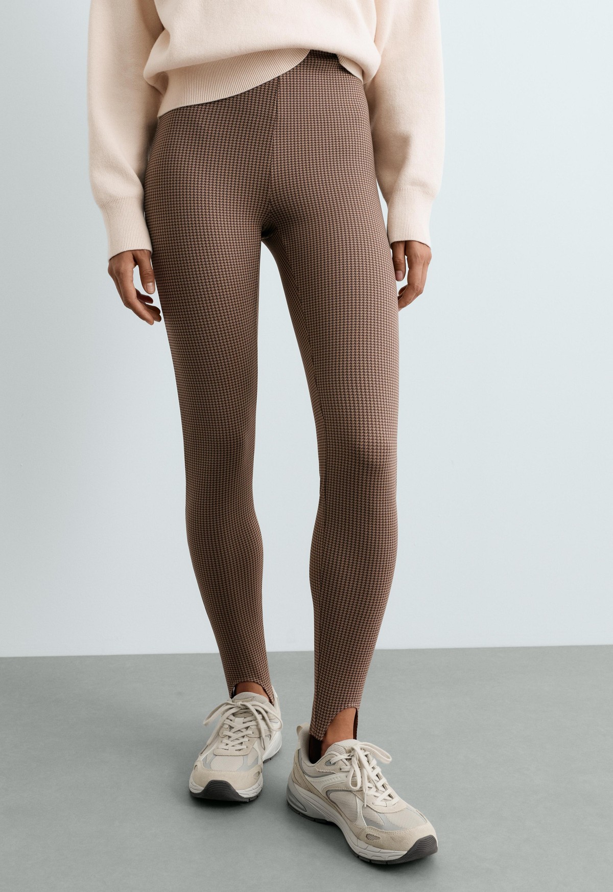 오이쇼 하운드투스 자카드 스터럽 레깅스 6286/831/756 MID-CAMEL