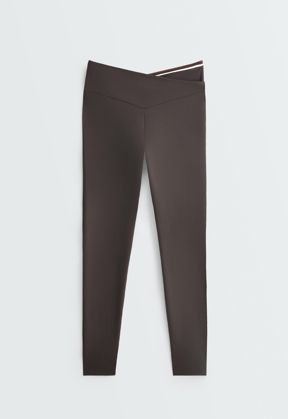 오이쇼 V컷 골지 앵클 레깅스 6274/226/892 DARK GREY