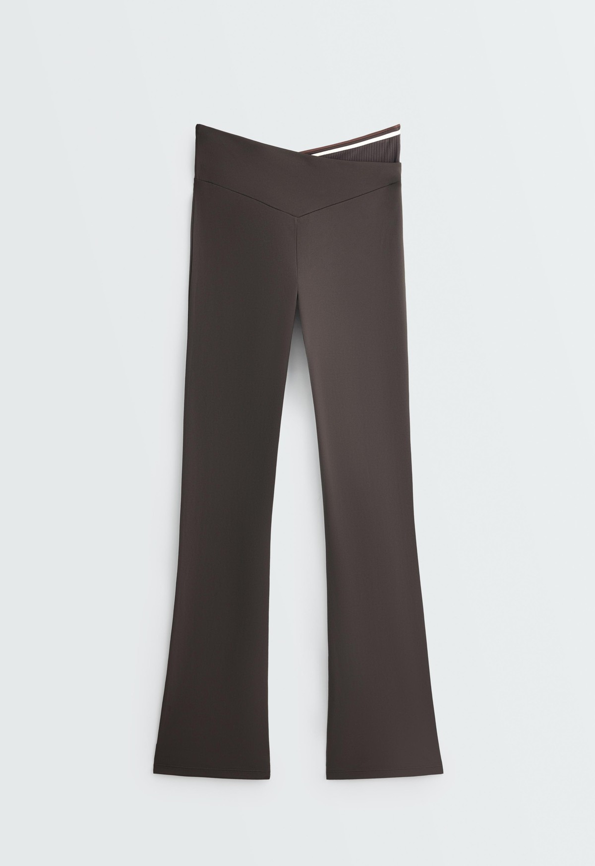 오이쇼 V컷 플레어 부츠컷 팬츠 6277/332/892 DARK GREY