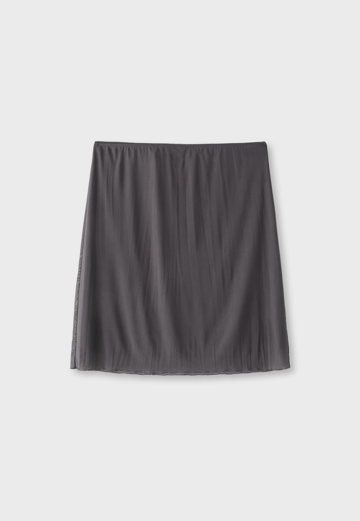 스트라디바리우스 튤 스트레이트 미디 스커트 8405/352/252 DARK GREY
