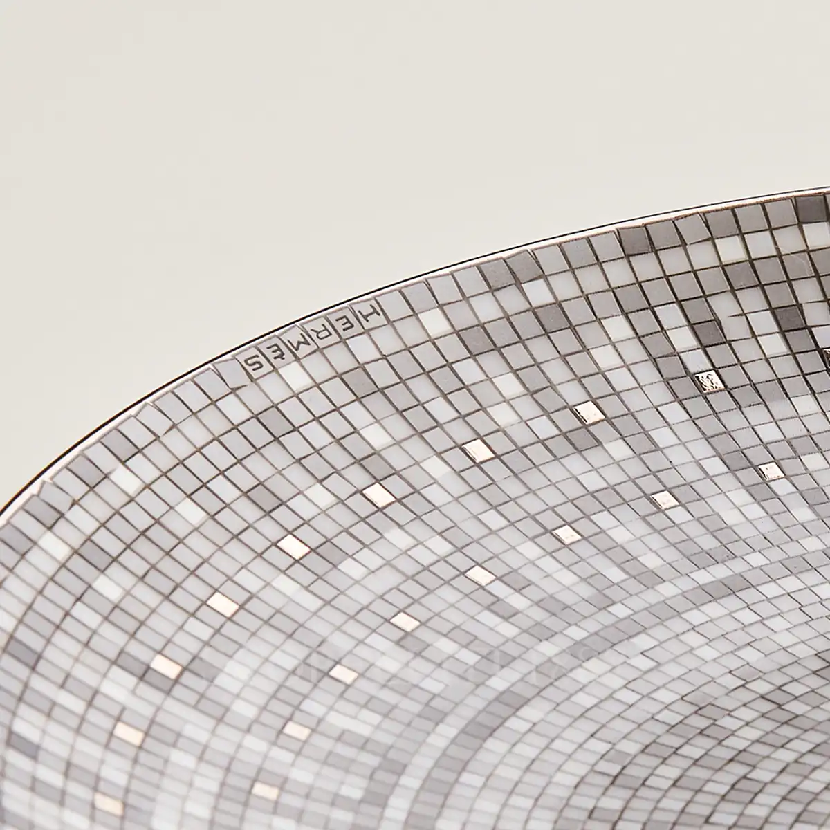 Hermès Mosaique au 24 Platinum Dessert Plate 2