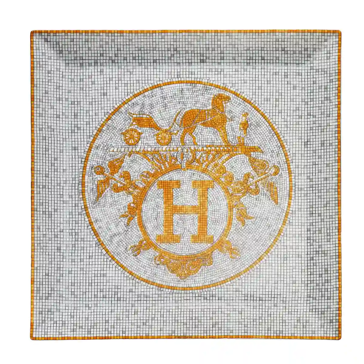 Hermès Mosaique au 24 Square Plate No.5 1
