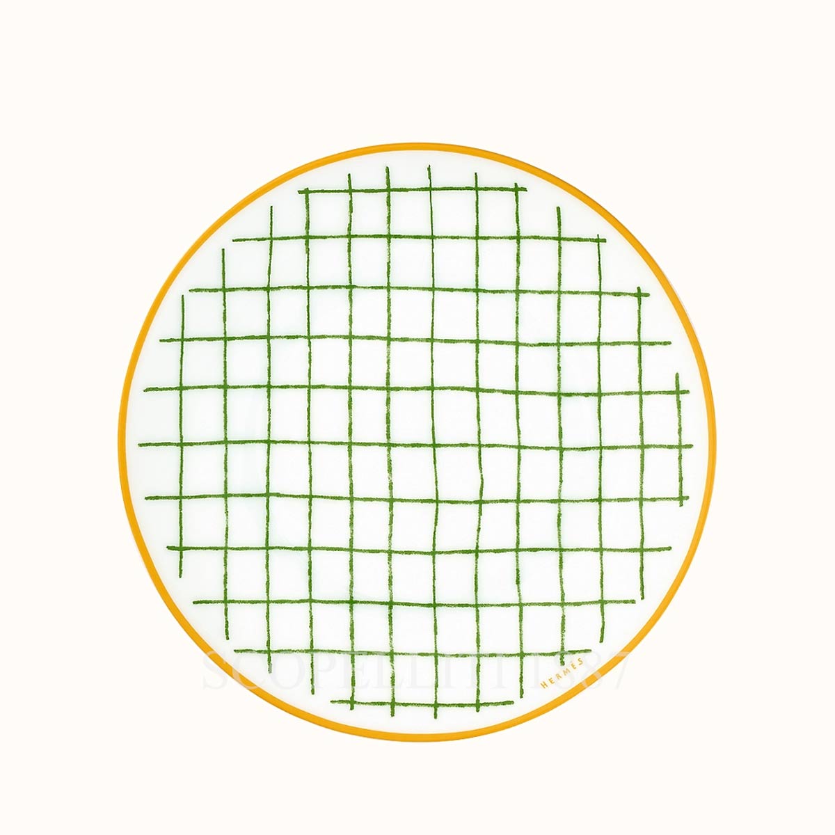 Hermes A Walk in the Garden Bread and Butter Plate Green 1
