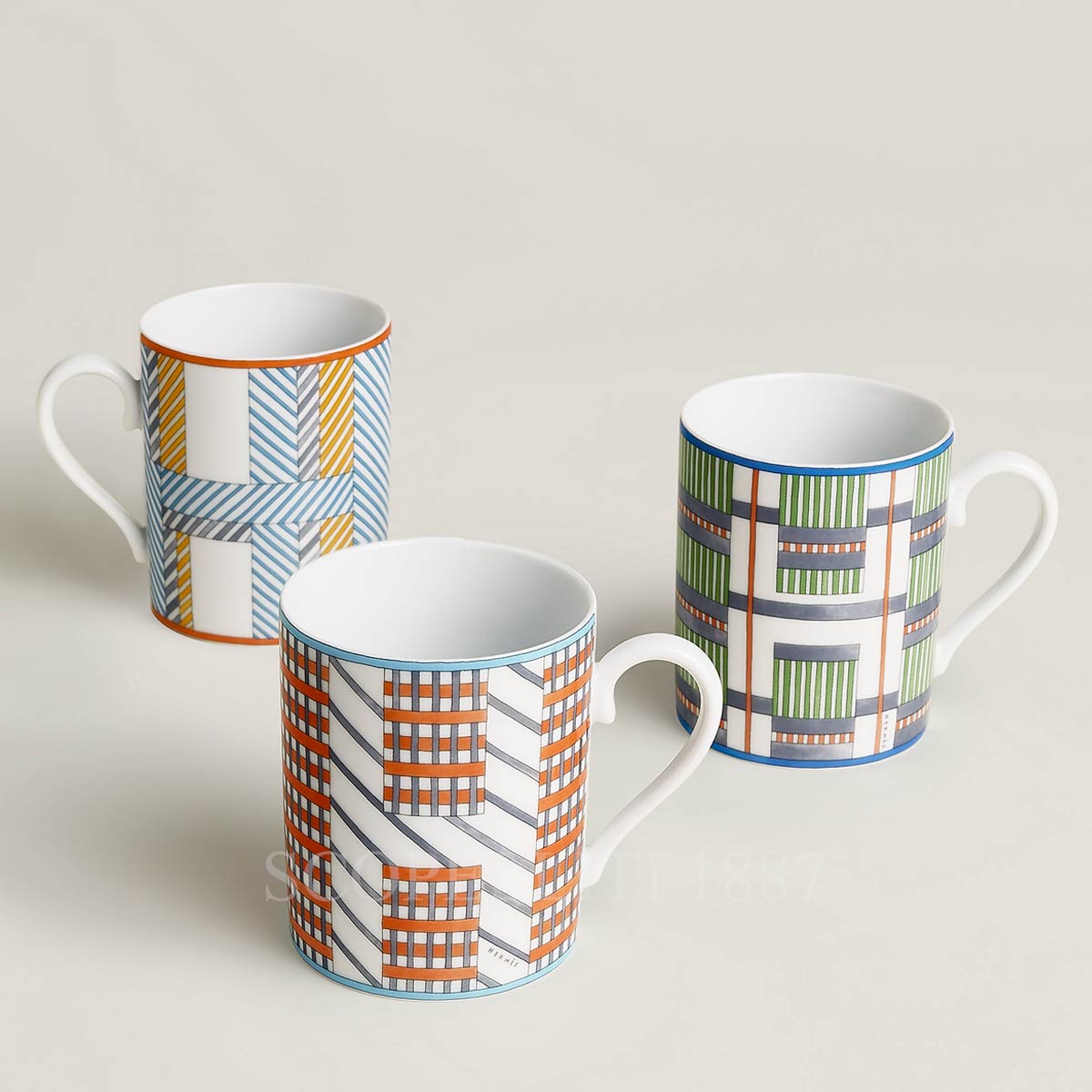Hermès Hidden H Mug Set of 3 1