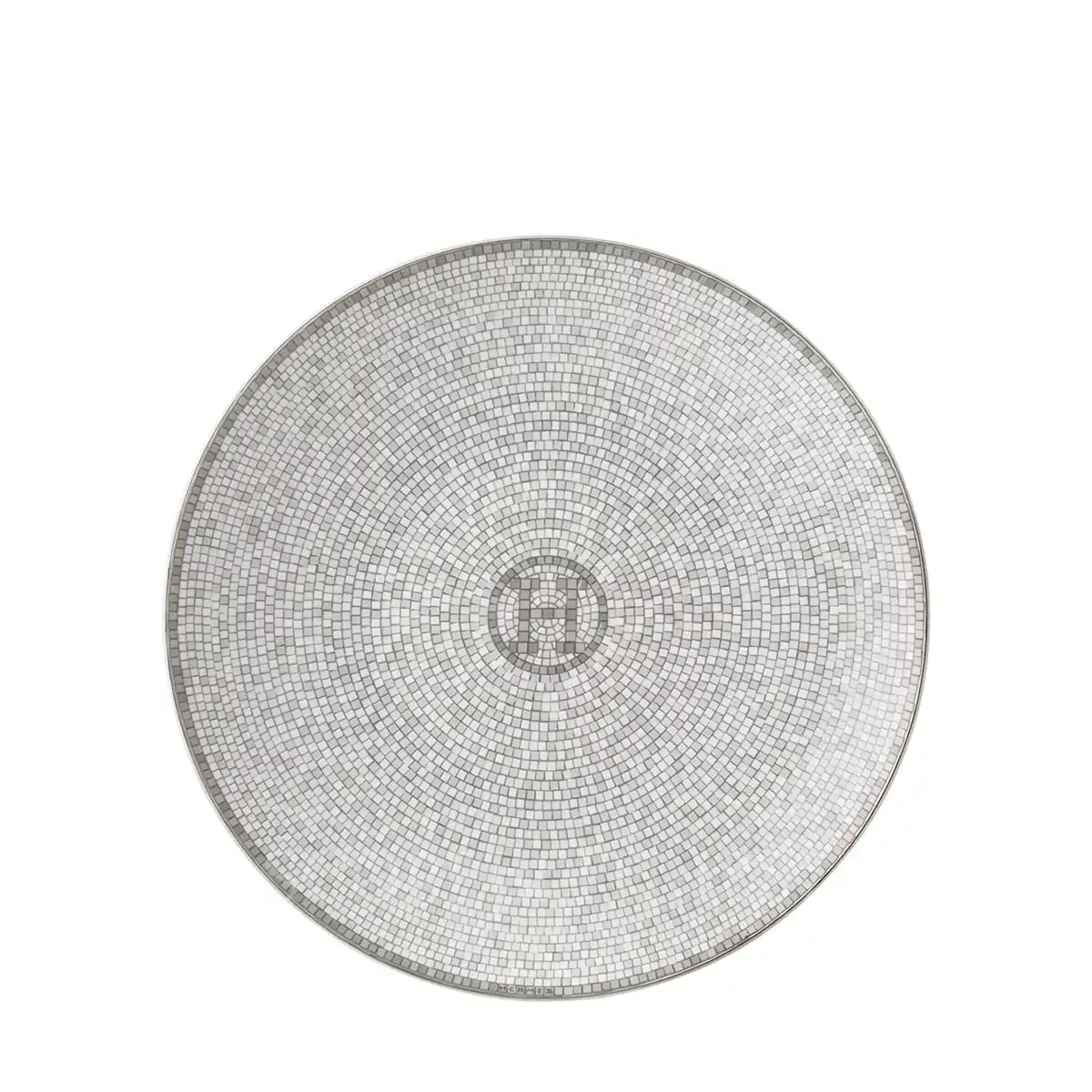 Hermès Mosaique au 24 Platinum Bread and Butter Plate 1