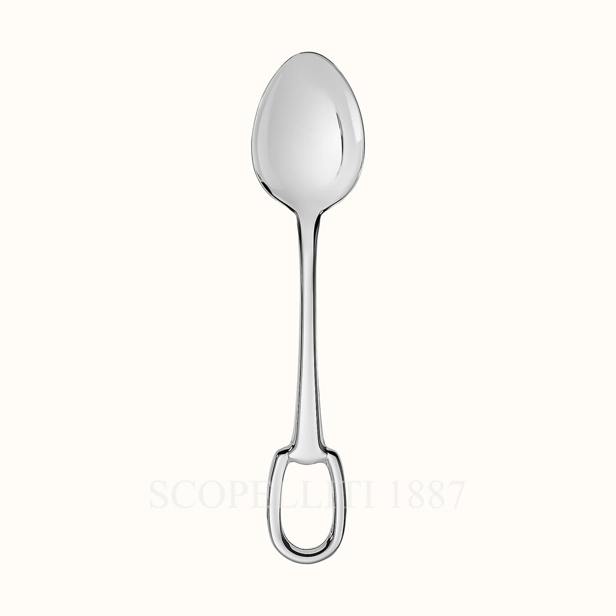 Hermes Coffee Spoon Attelage Silver-Plated 1