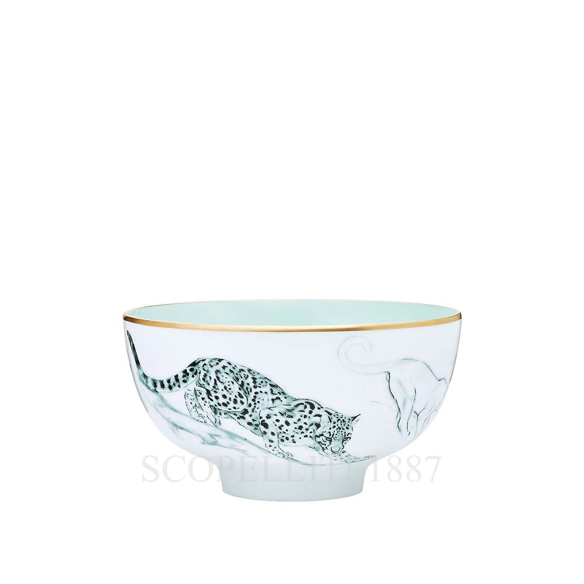 Hermes Carnets d'Equateur Medium Bowl Felines 1