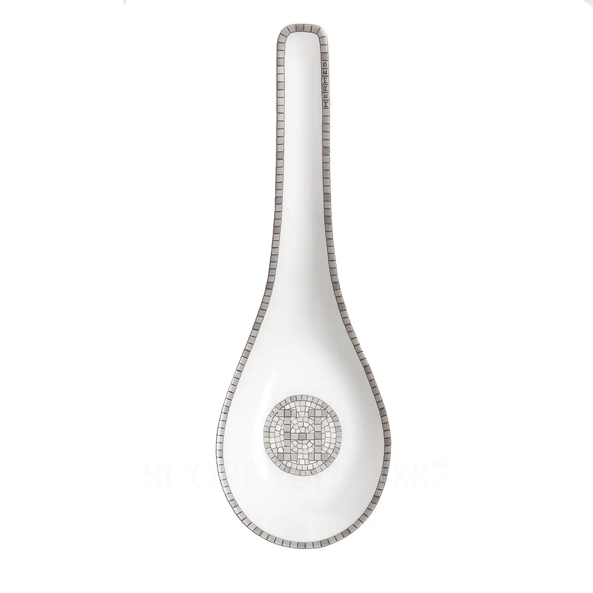 Hermès Mosaique au 24 Platinum Soup Spoon 1