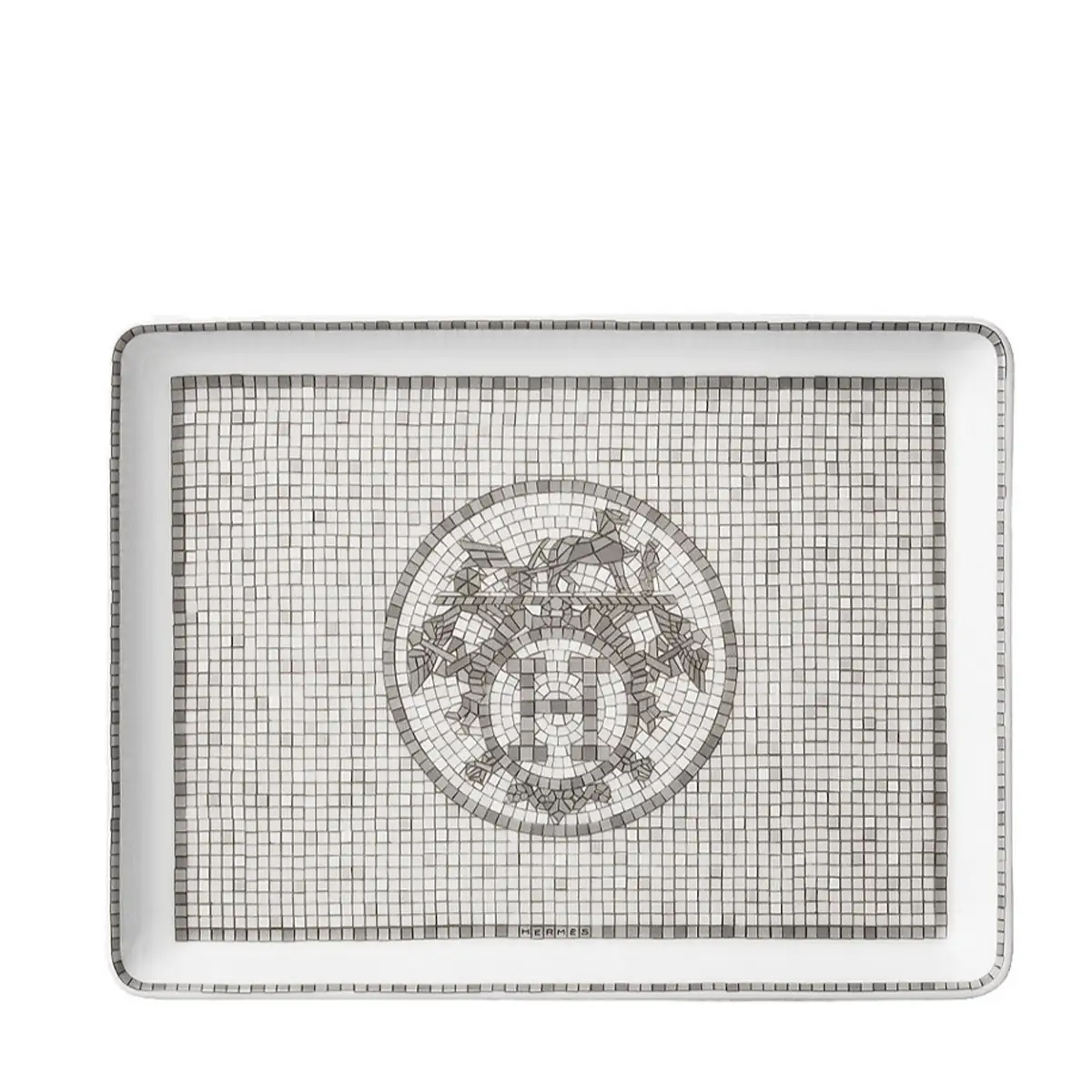 Hermès Mosaique au 24 Platinum Sushi Plate 1