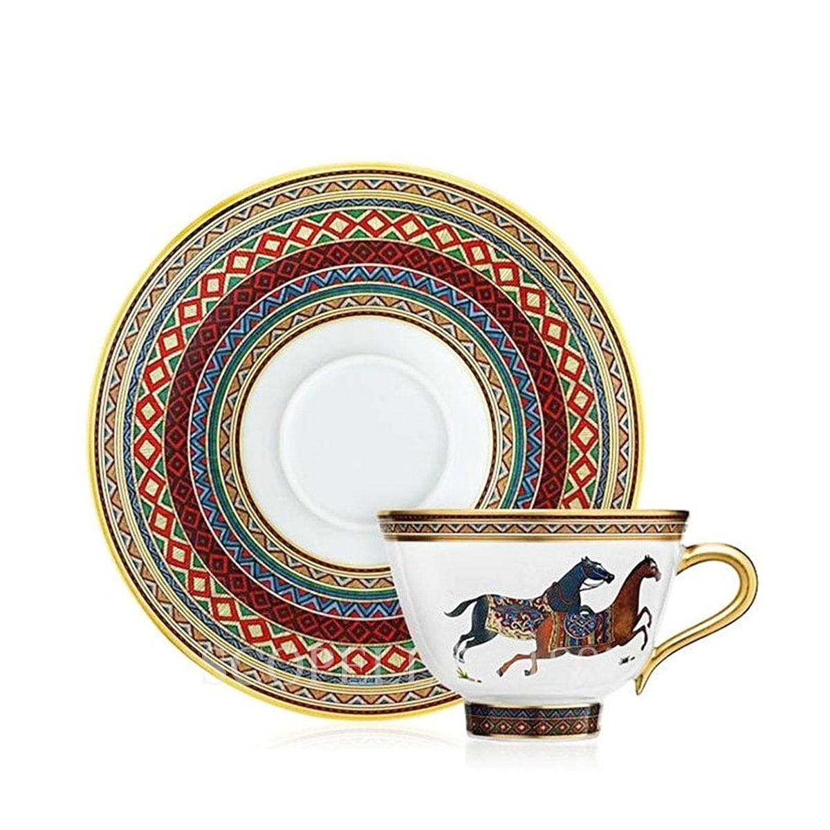 Hermes Tea Cup and Saucer n.1 Cheval d'Orient 1