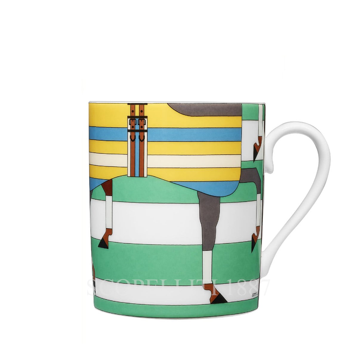 Hermes Mug n°3 Green Rocabar Limited Collection 1