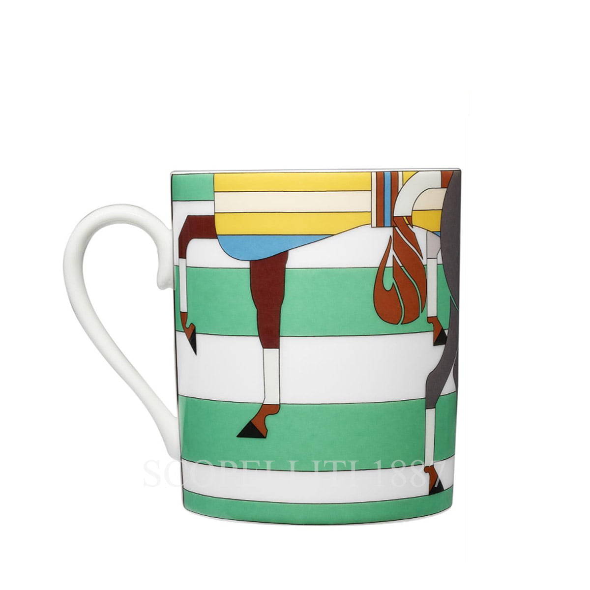 Hermes Mug n°3 Green Rocabar Limited Collection 2