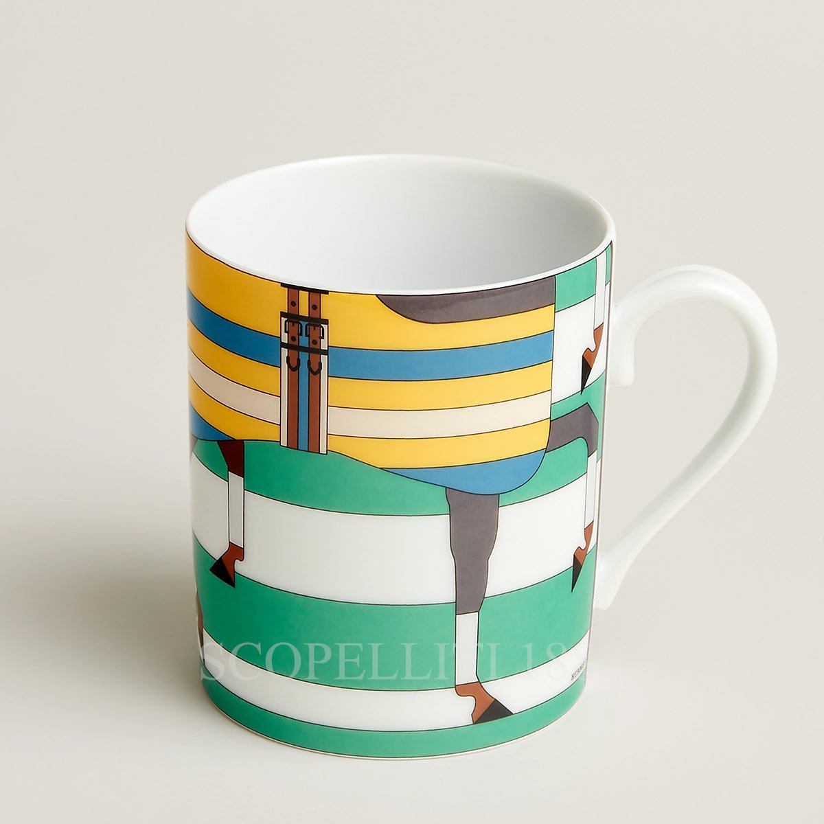 Hermes Mug n°3 Green Rocabar Limited Collection 3