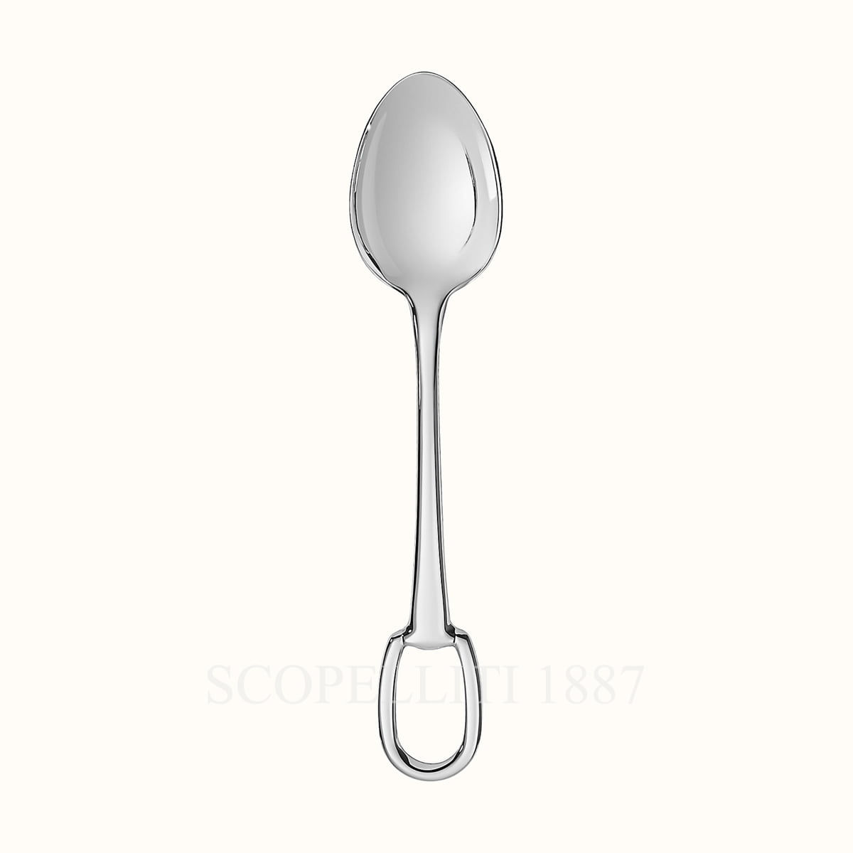 Hermes Dinner Spoon Attelage Silver-Plated 1