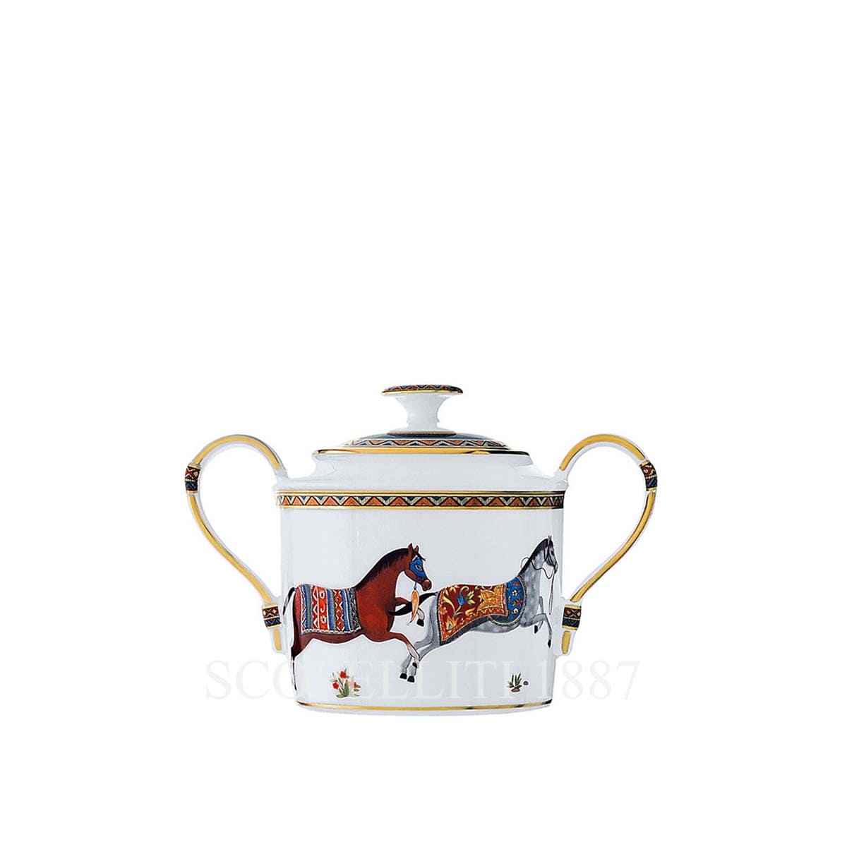 Hermes Sugar Bowl Cheval d'Orient 1
