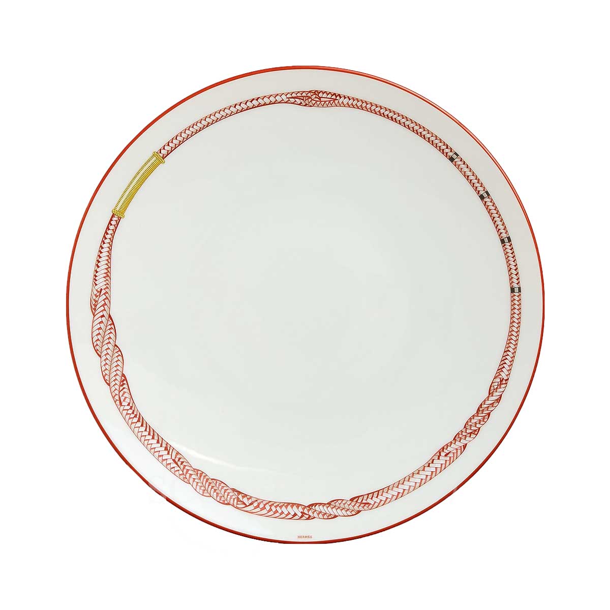 Hermes Dinner Plate Tressages Equestres 1