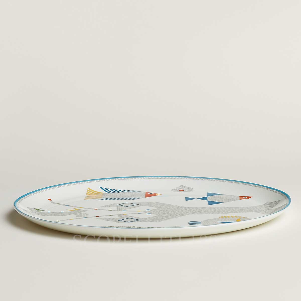 Hermes Tart Platter Animaux Nattes 3