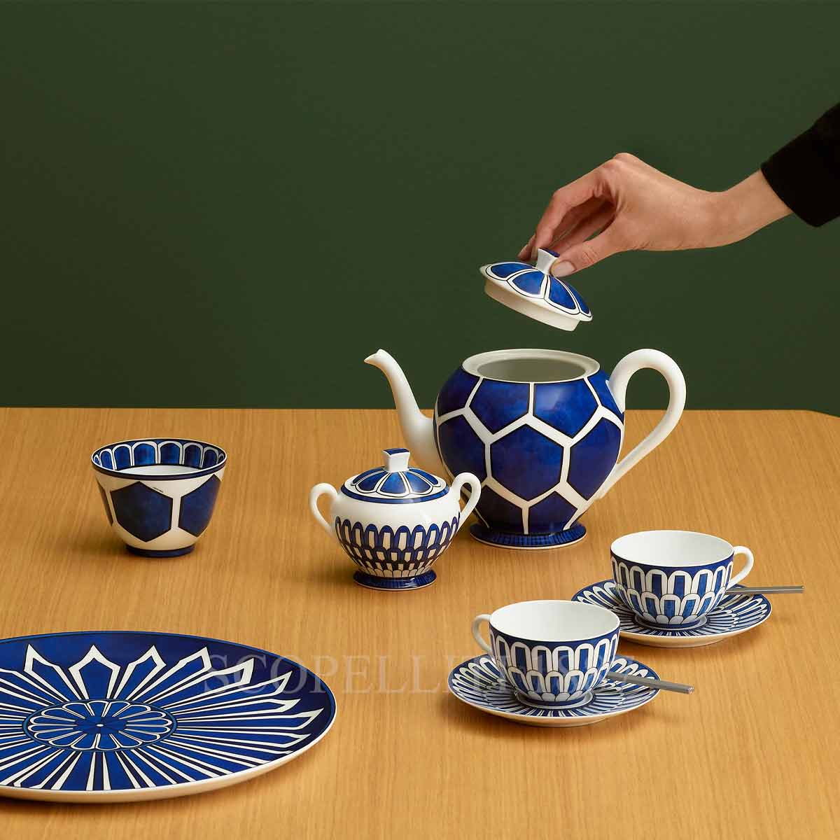 Hermès Bleus d’Ailleurs Sugar Bowl 4