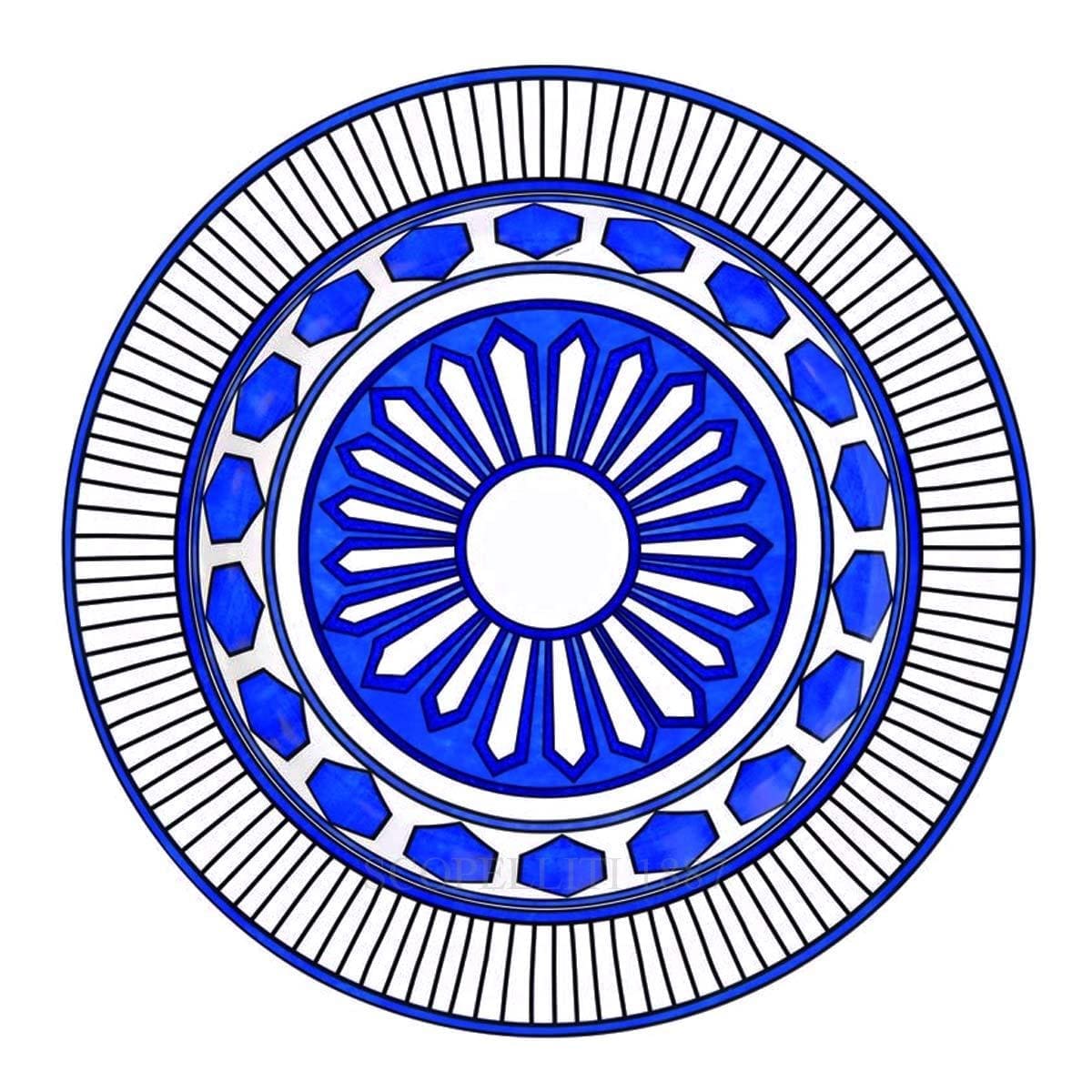 Hermès Bleus d’Ailleurs Large Deep Round Platter 4