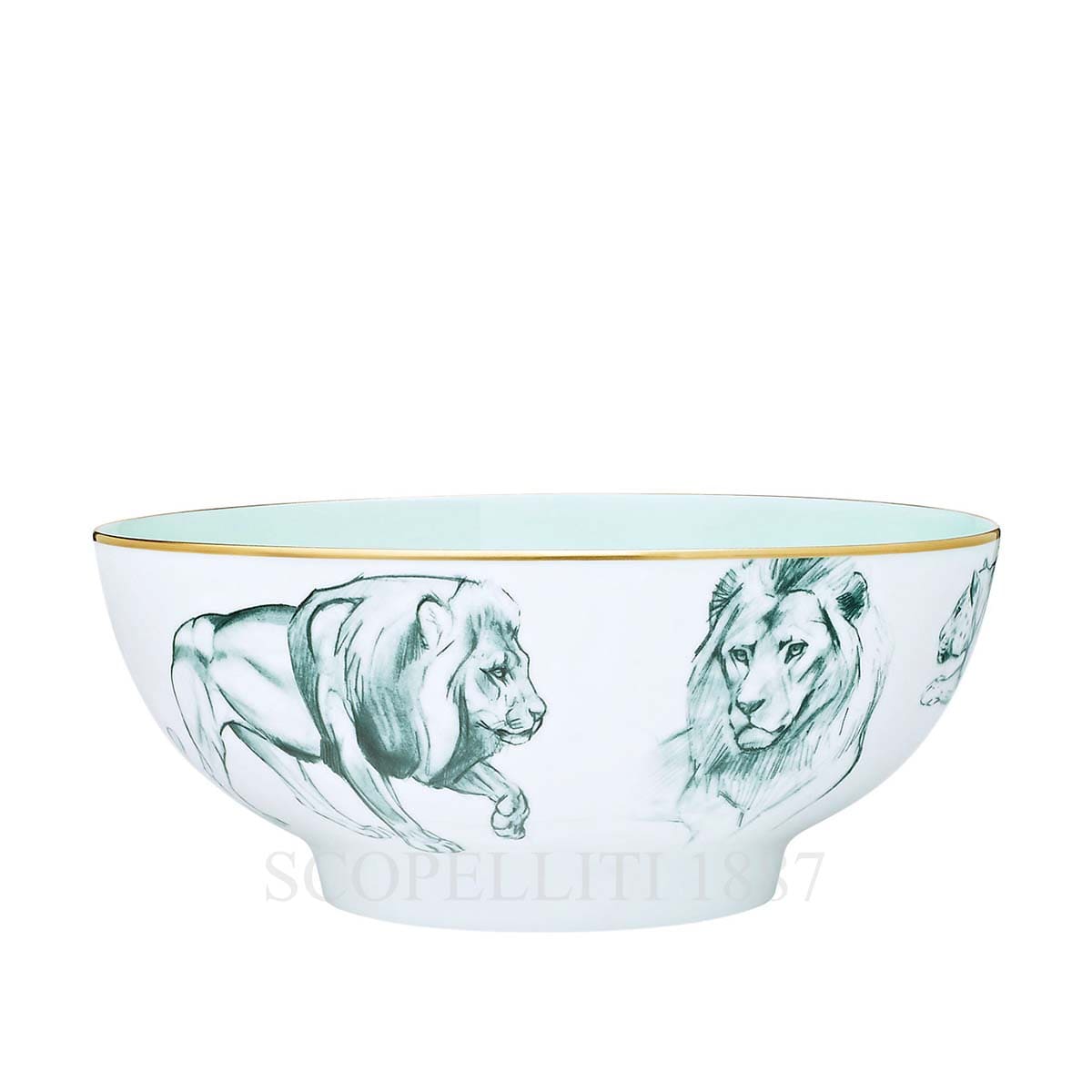 Hermes Carnets d'Equateur Small Salad Bowl 1