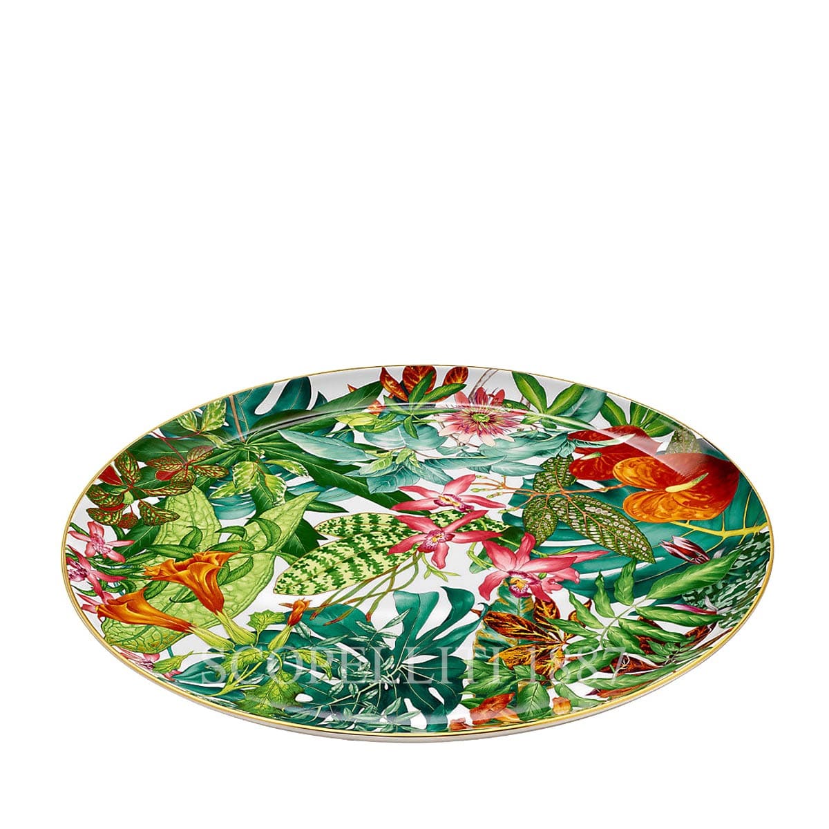 Hermes Passifolia Round Deep Platter Large 4