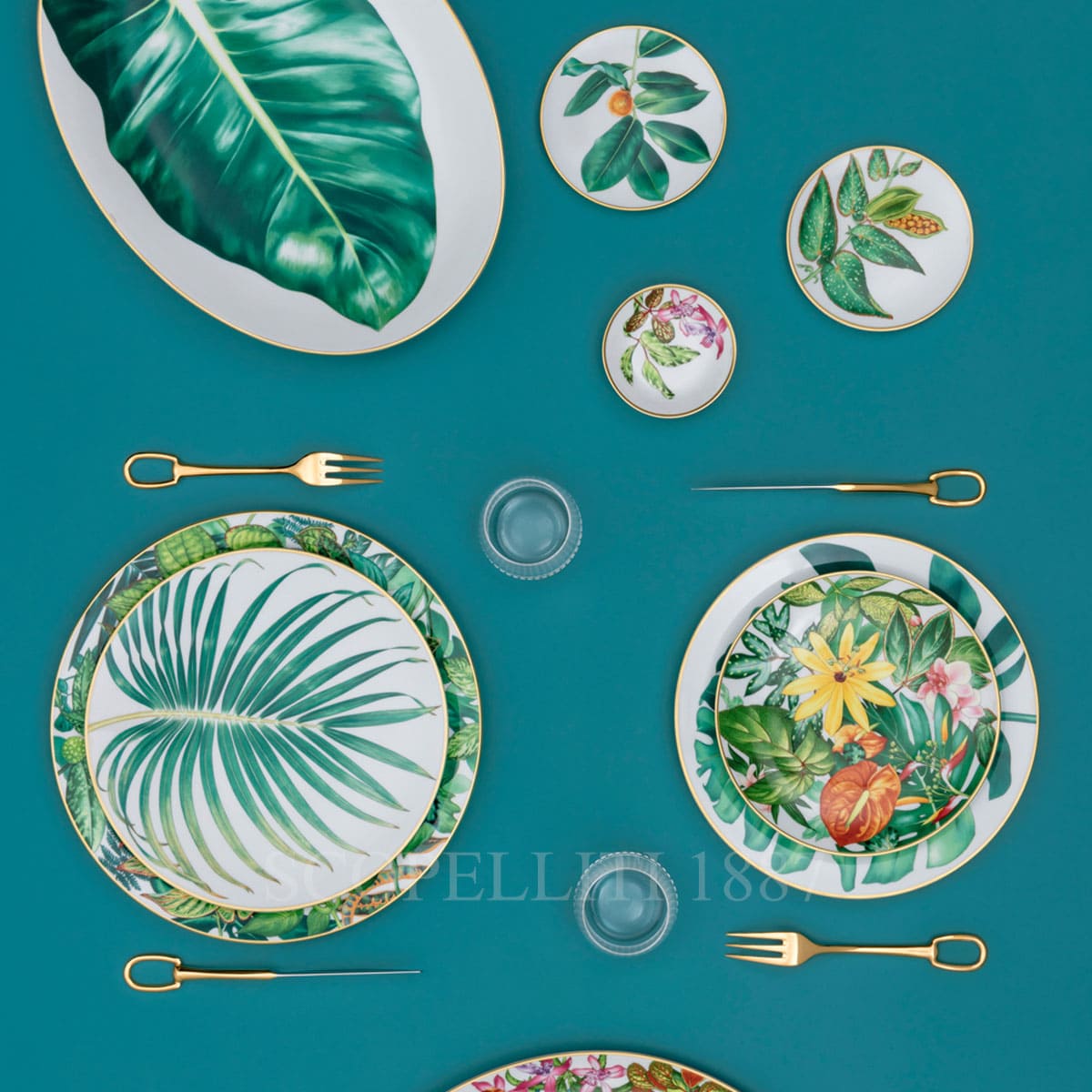 Hermes Passifolia Soy Dish - Set of 2 3