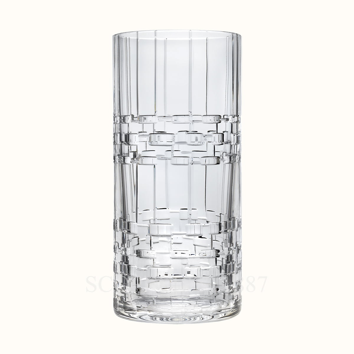 Hermes Crystal Vase Adage Very Large 1
