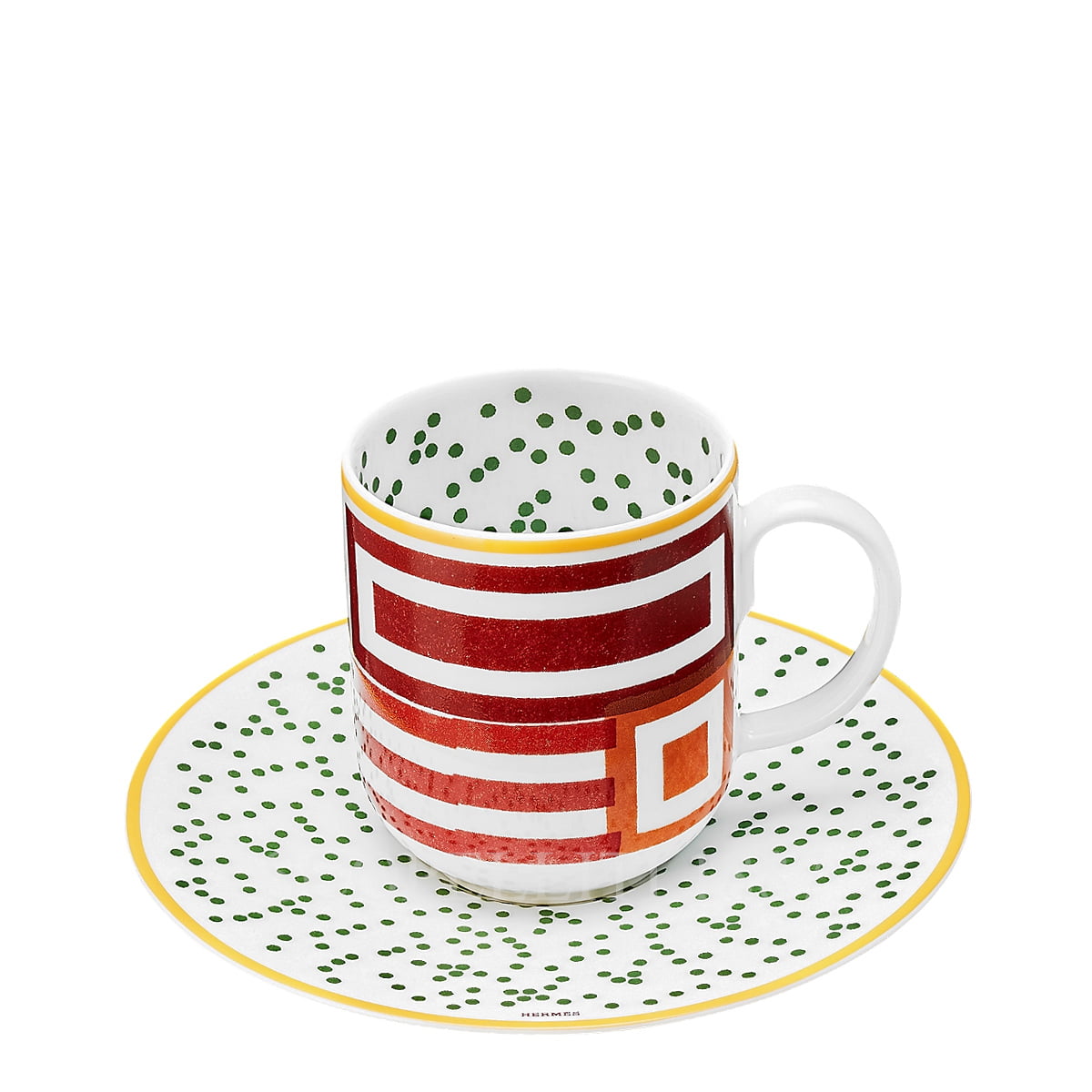 Hermes Hippomobile Coffee Cup and Saucer n.1 - Set of 2 1