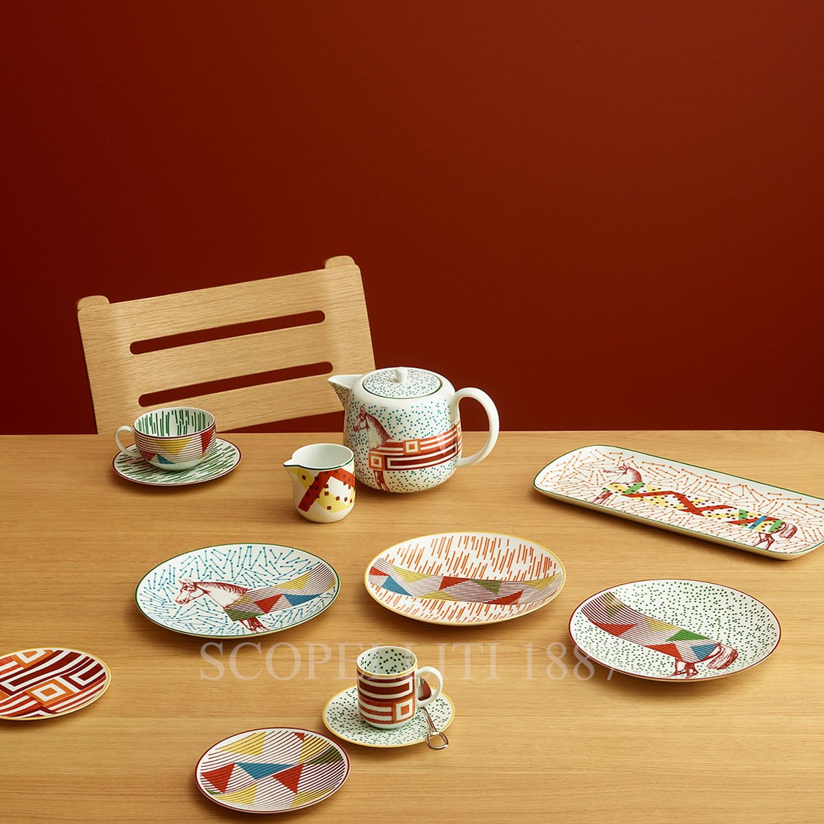 Hermes Hippomobile Coffee Cup and Saucer n.1 - Set of 2 4