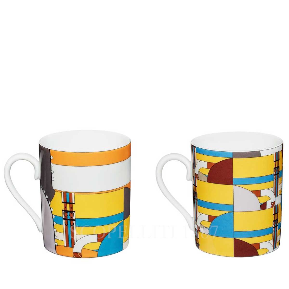 Hermes Rocabar Limited Edition Set of 2 Mugs 2