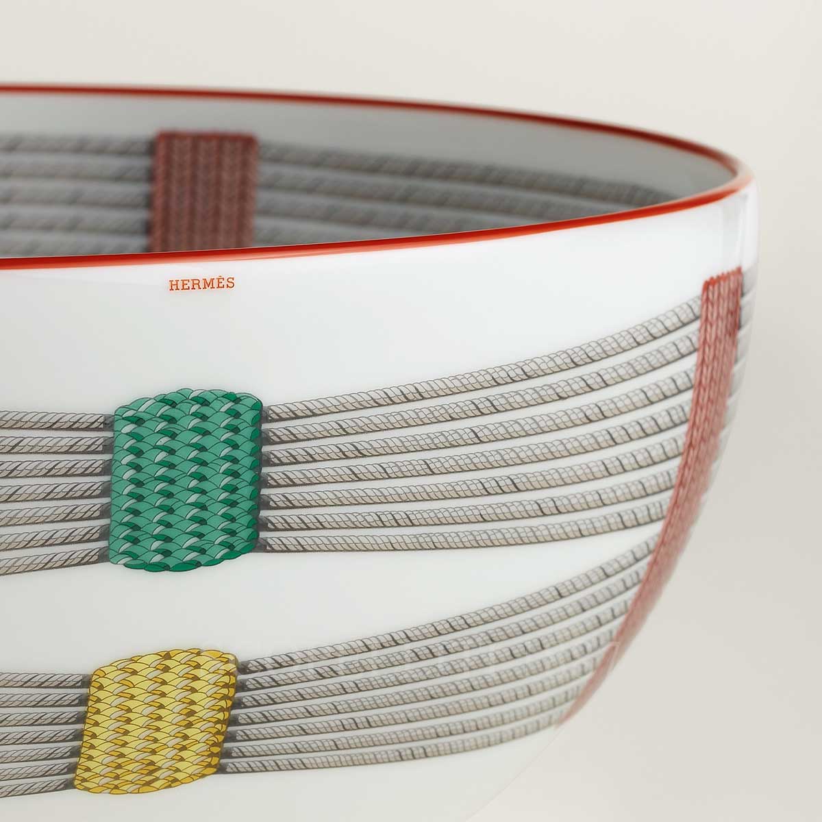 Hermes Salad Bowl Tressages Equestres Large 4
