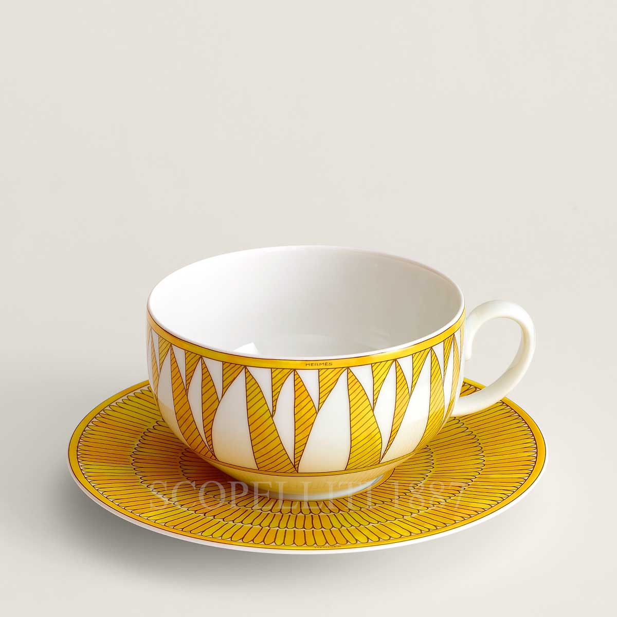에르메스 Soleil d’Hermès Breakfast Cup and Saucer Set for 2 046015P x 2 2/2
