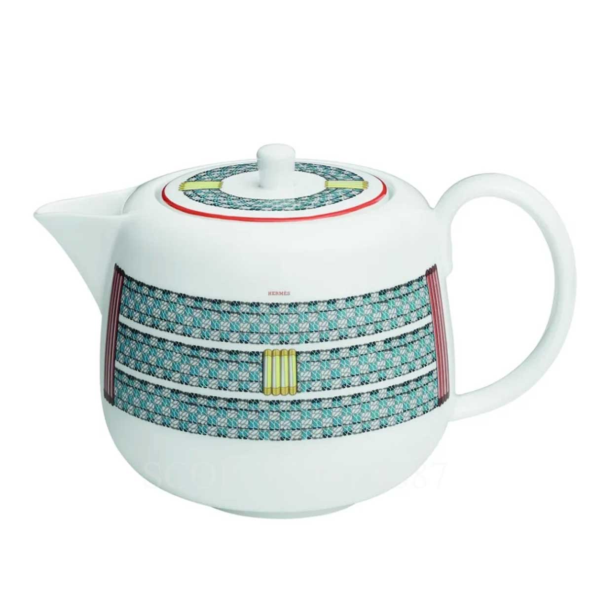 에르메스 Tea Set Tressages Equestres 057016P x 2 + 057018P 3/4