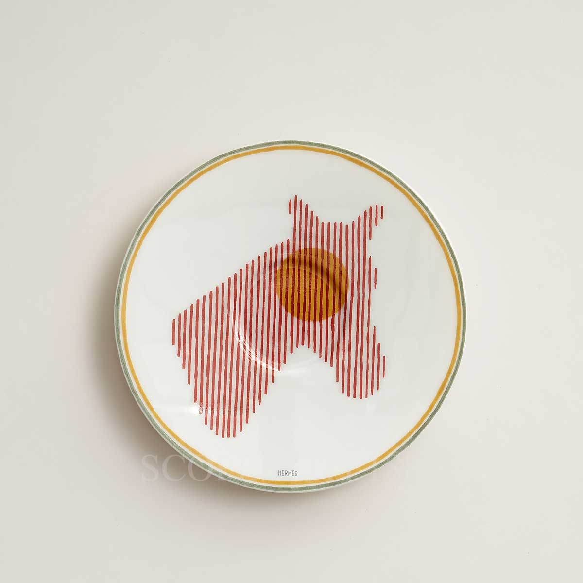 에르메스 Tea Cup and Saucer Saut - Set of 2 055016P x 2 3/4