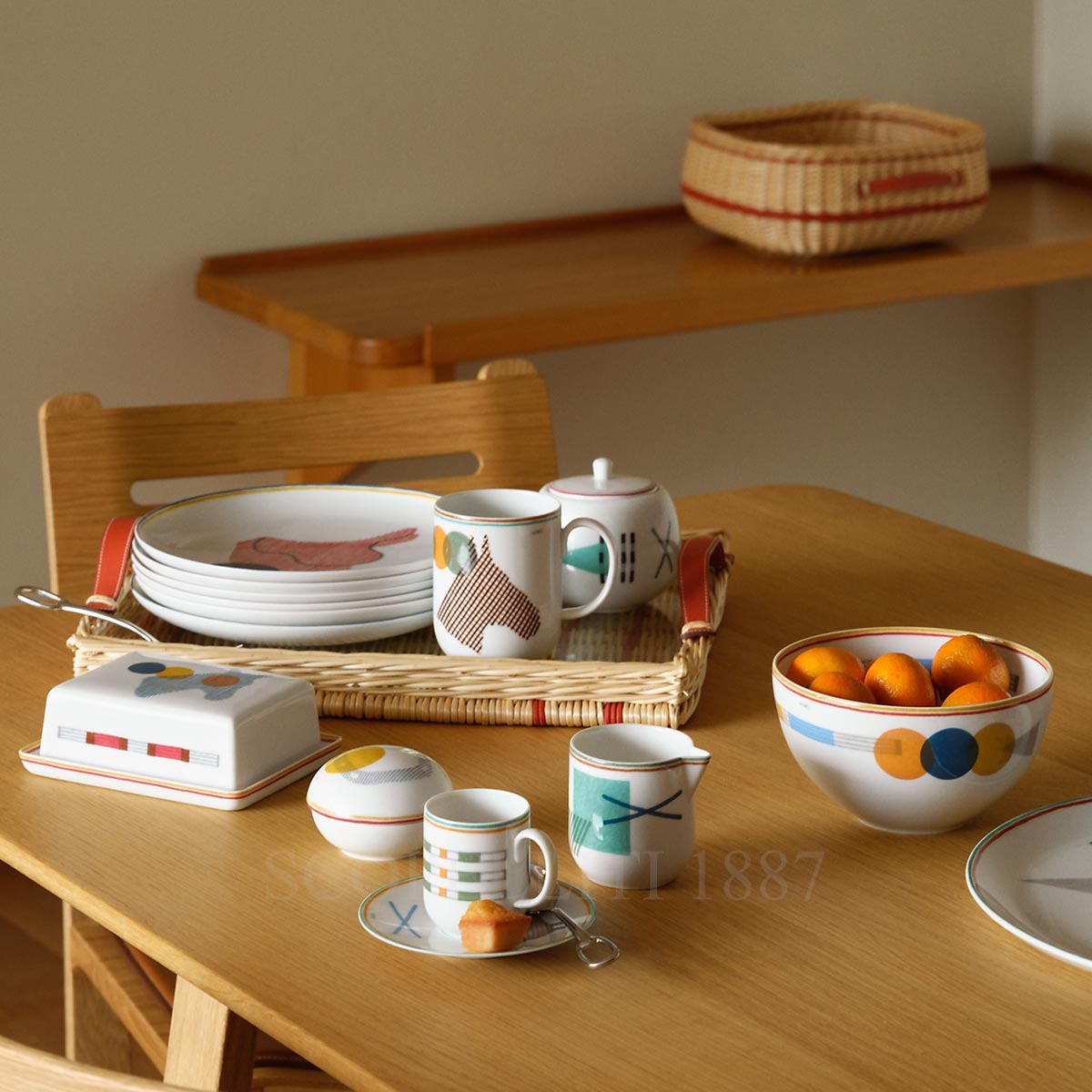 에르메스 Tea Cup and Saucer Saut - Set of 2 055016P x 2 4/4
