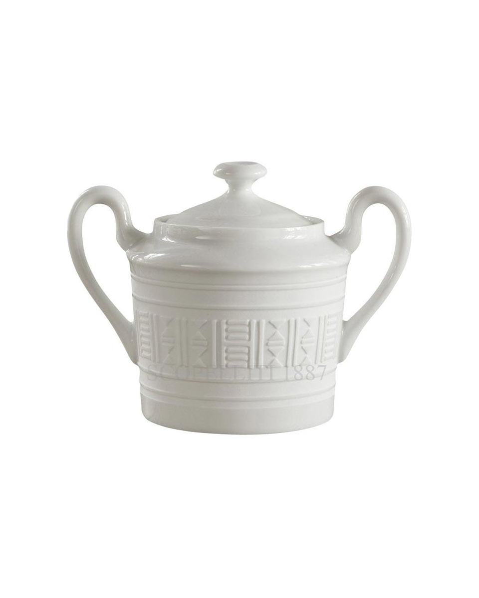 에르메스 Egée White Sugar Bowl 005420P