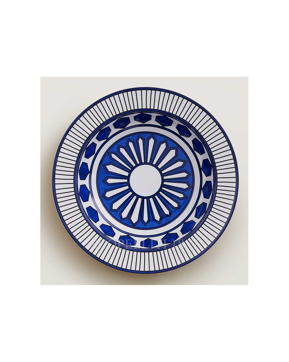 에르메스 Bleus d’Ailleurs Large Deep Round Platter 030027P