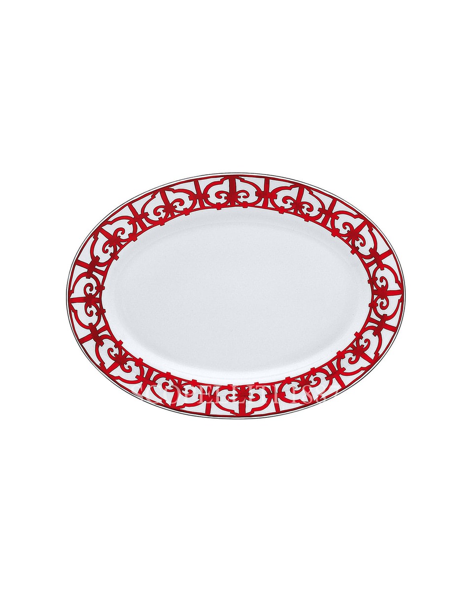 에르메스 Balcon du Guadalquivir Large Oval Platter 011050P