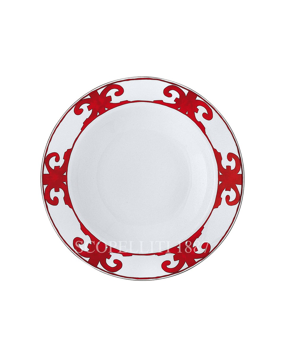 에르메스 Balcon du Guadalquivir Round Deep Platter 011026P