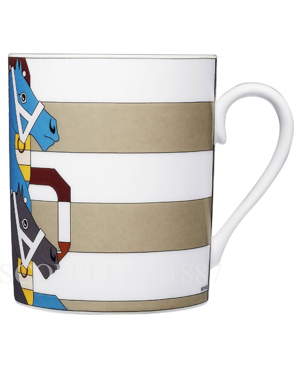 에르메스 Mug n°2 Grey Rocabar Limited Collection 051132P