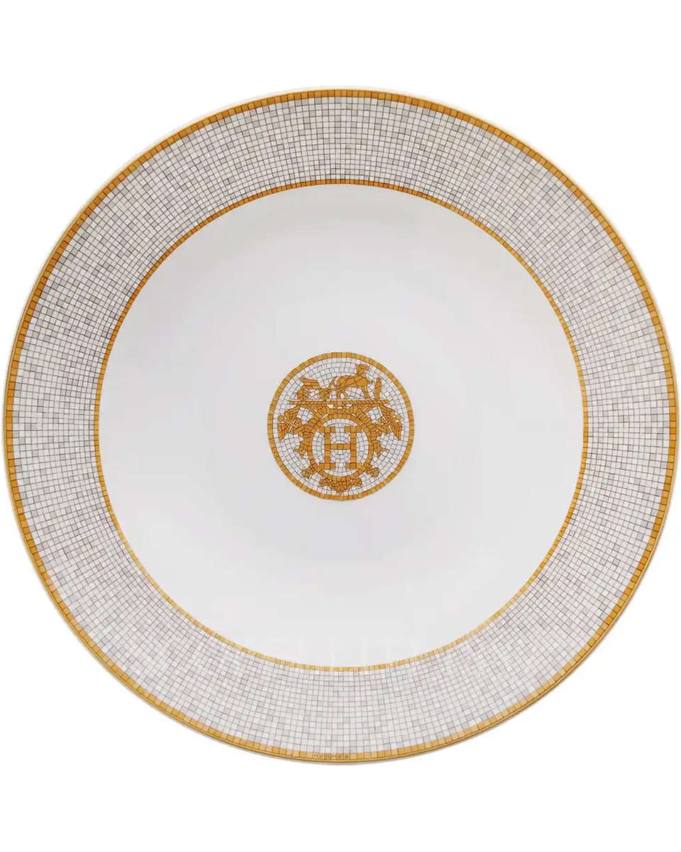 에르메스 Mosaique au 24 Round Deep Platter 026026P