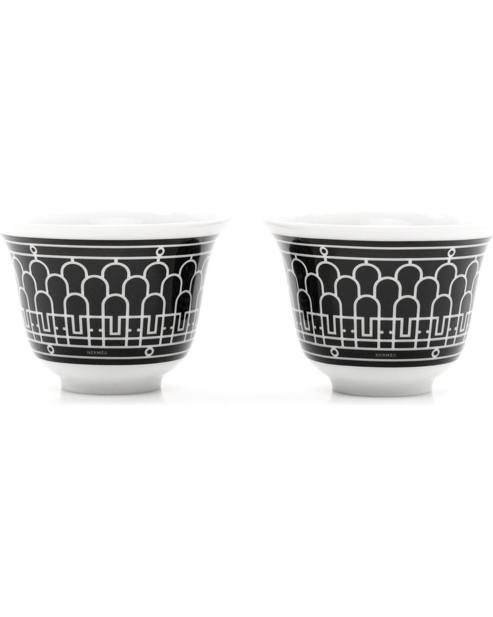 에르메스 H Deco Small Cup n°2 Set for 2 037133P